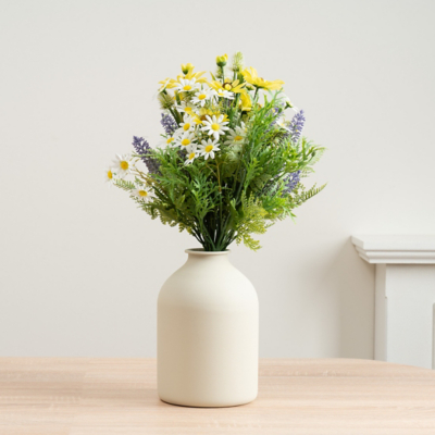 Scottish Everlastings Ltd 52cm Mixed Floral Bouquet in Yellow