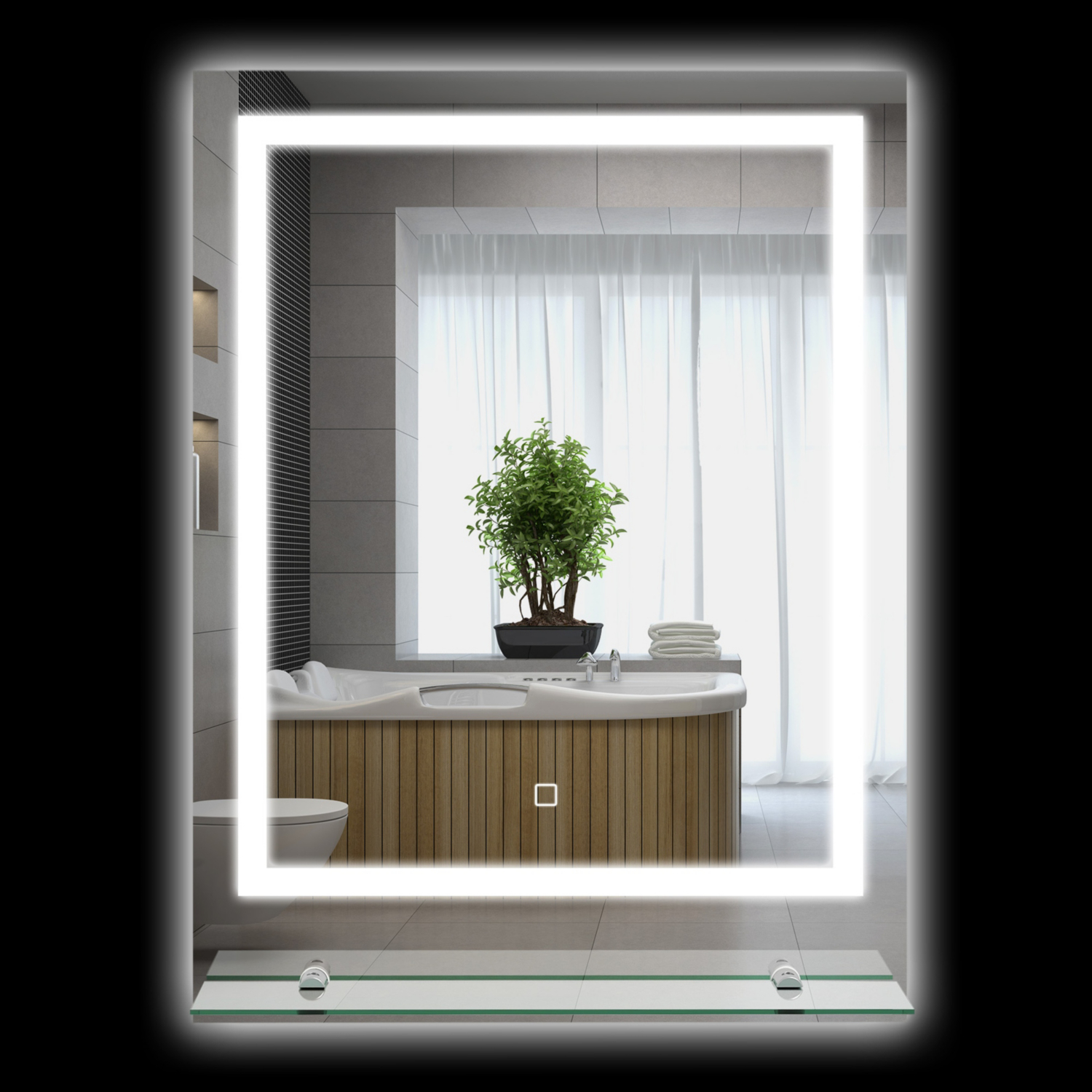 George Clear Kleankin Dimmable Led Bathroom Mirror