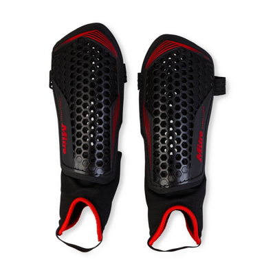 George Aircell Carbon Shin Guard Medium - Black & Red