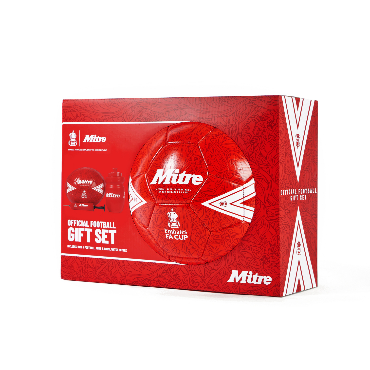 Mitre Red & White Fa Cup Gift Set