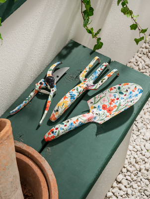 Harmony Floral Printed Garden Tools Set of 3 Outdoor & Garden