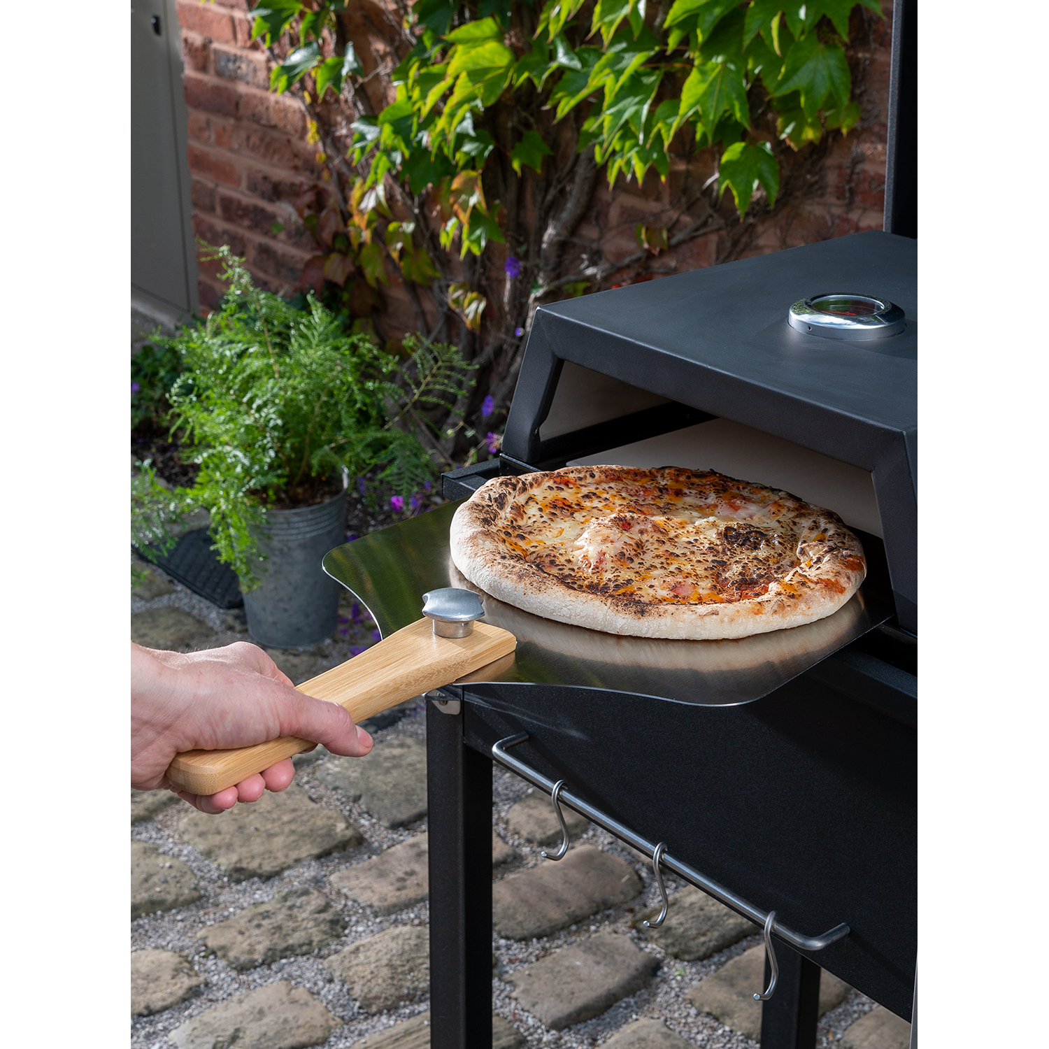 George Silver -Tone Pizza Paddle