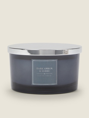 Classics Smoky Grey Scented Triple Wick Candle Home at ASDA