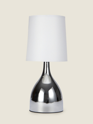 Chrome Table Lamp Home at ASDA