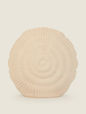 Natural Fossil Ceramic Vase Home at ASDA