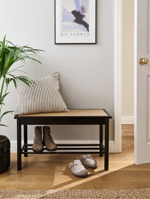 Black Bamboo Hall Bench | Home | George at ASDA