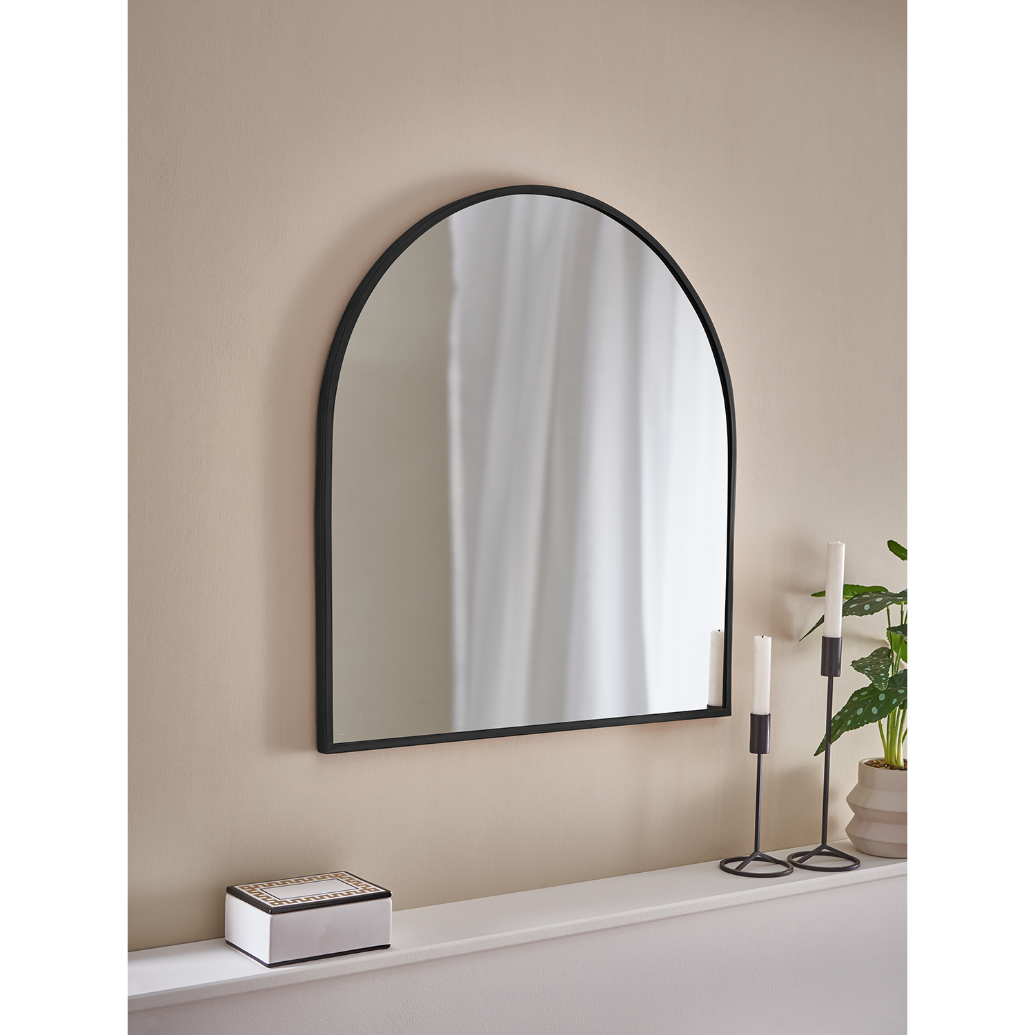 George Black Arched Mirror