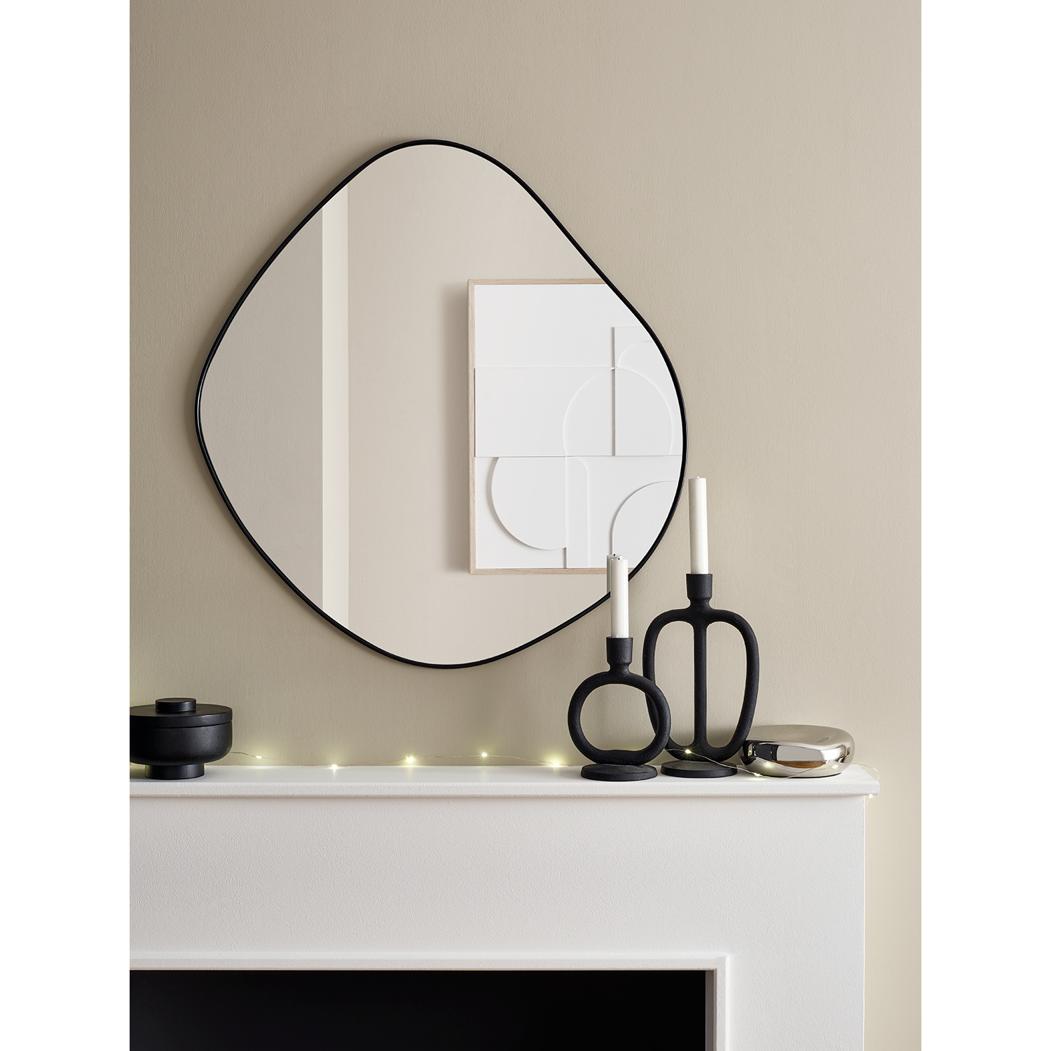 George Black Edged Mirror