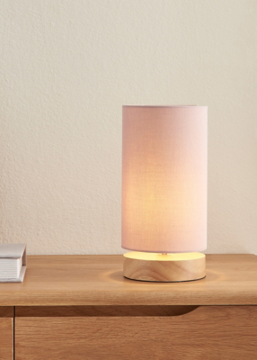 Floor Lamp Shade Asda Mustard Lamp Faux Linen Cylinder Lamp Home