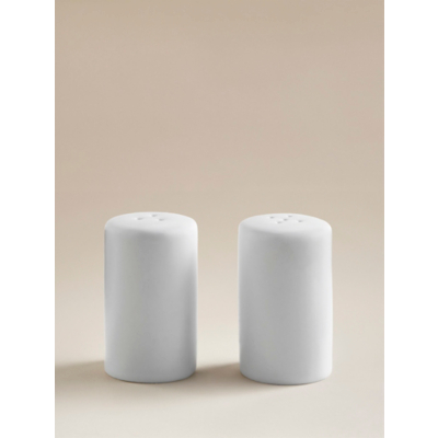 George Simply White Salt & Pepper​ Set - White