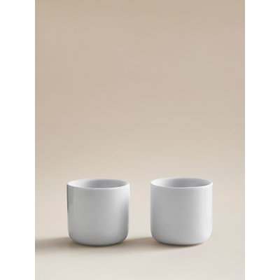 George Simply White Egg Cups - Set of 2 - White