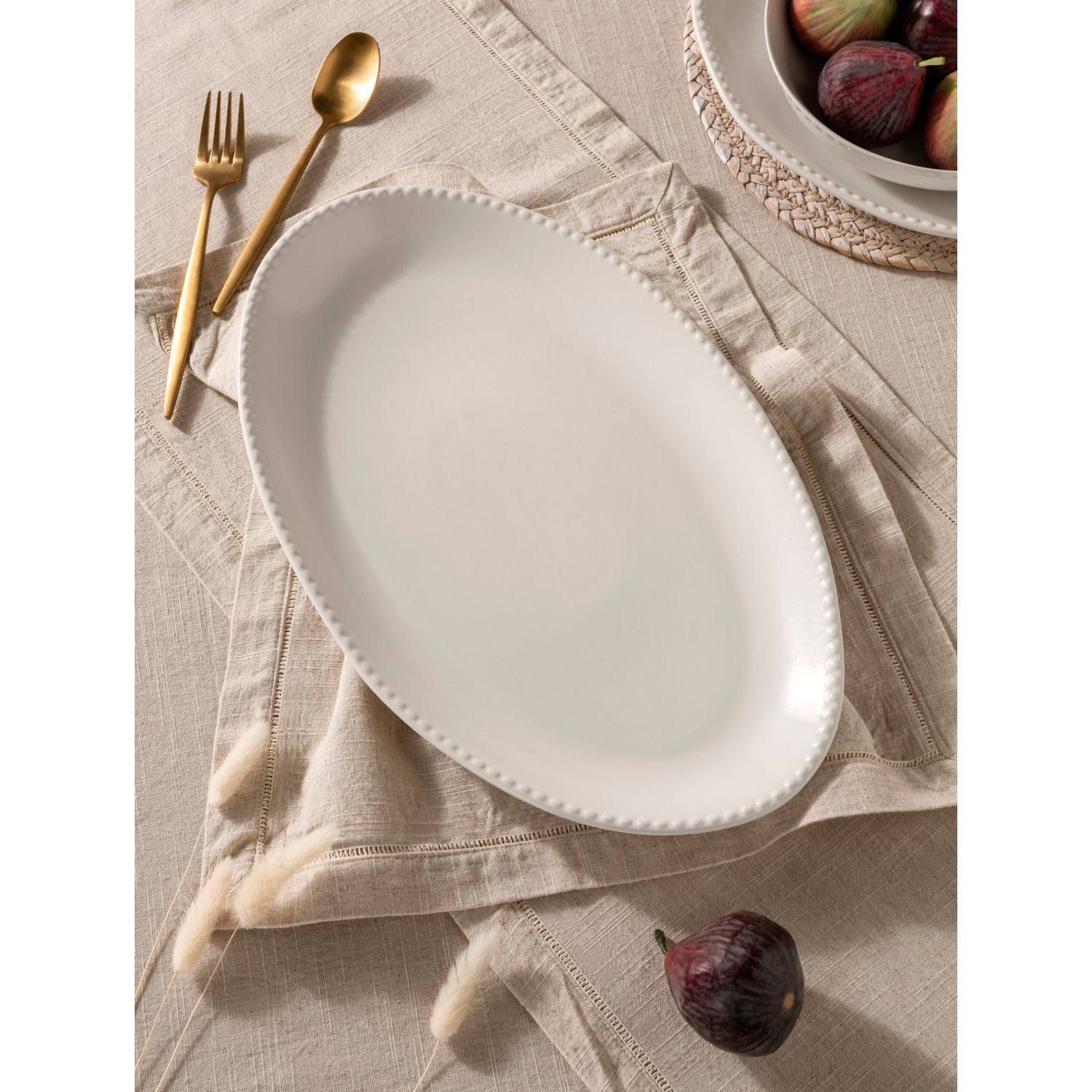 George White Stacey Solomon Beaded Oval Platter