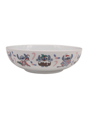 Disney Stitch Christmas Pudding Pasta Bowl Home at ASDA