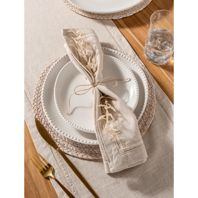 George Natural Stacey Solomon Linen Napkins Pack Size 4