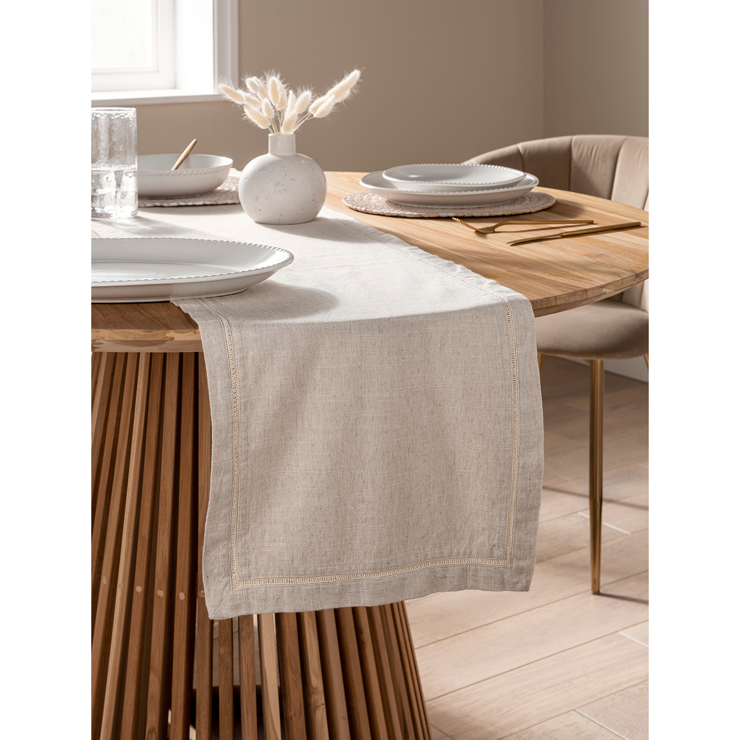 George Natural Stacey Solomon Linen Runner