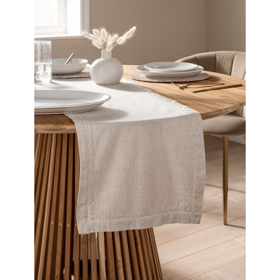 George Natural Stacey Solomon Linen Runner -