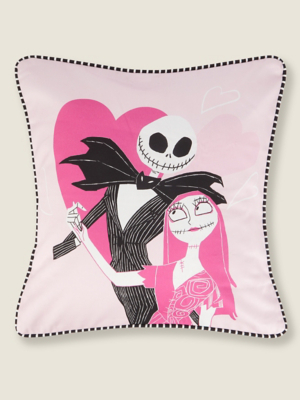 Disney Nightmare Before Christmas Cushion Home at ASDA