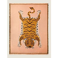 Pink Tiger Print Throw | Home | George at ASDA