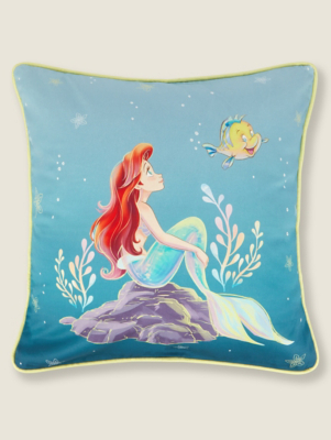 Disney The Little Mermaid Cushion Home at ASDA