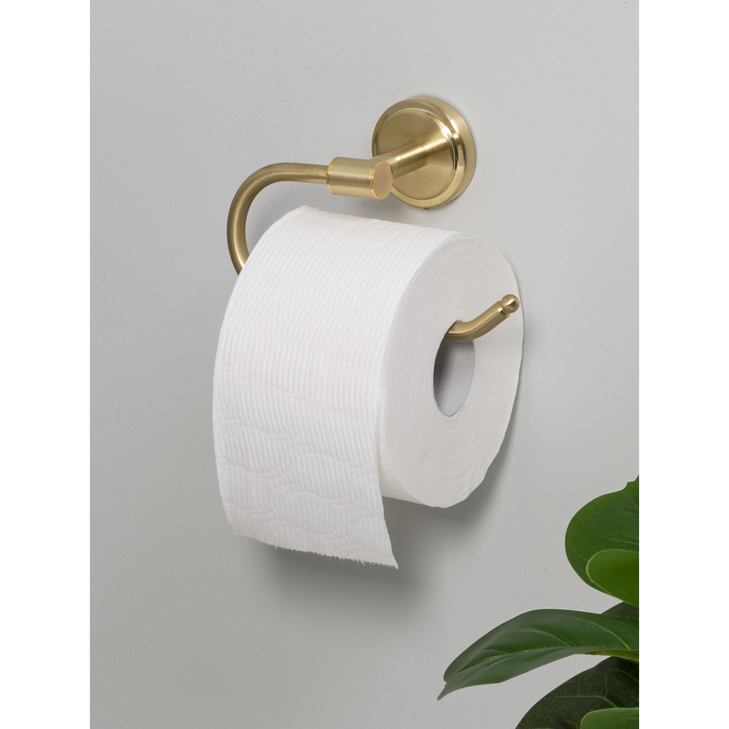 George Brass Toilet Roll Holder