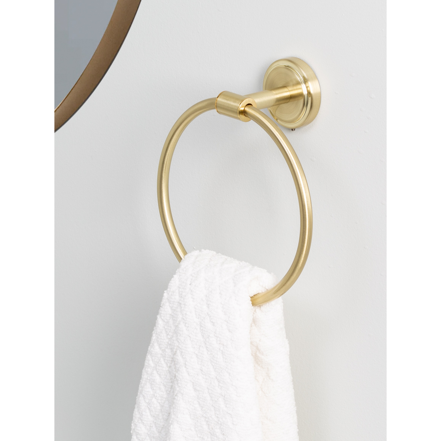George Brass Towel Ring