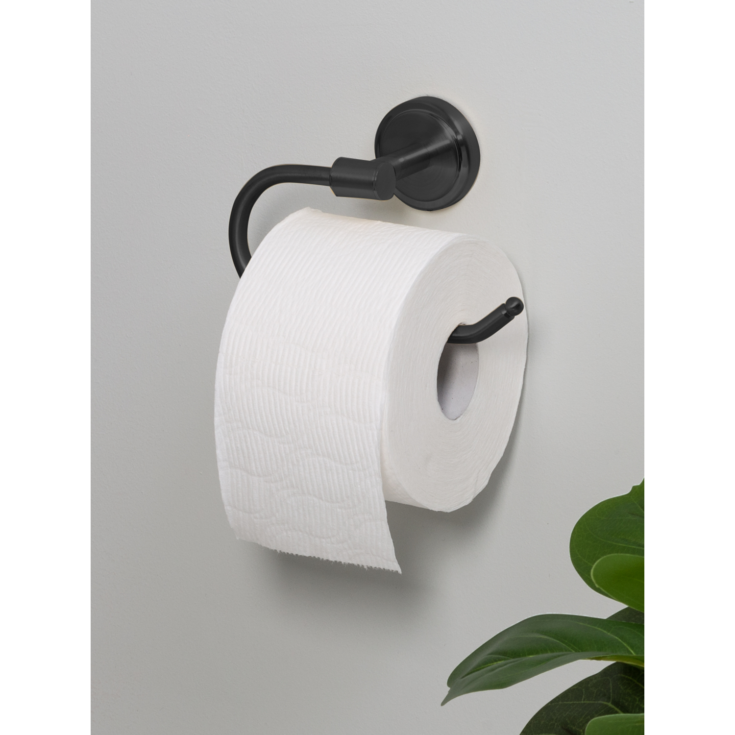 George Black Matte Toilet Roll Holder
