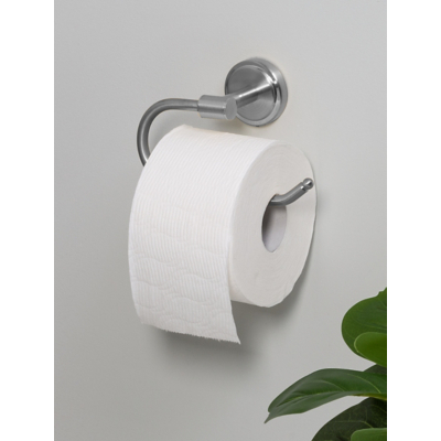 George Silver-Tone Toilet Roll Holder - Silver