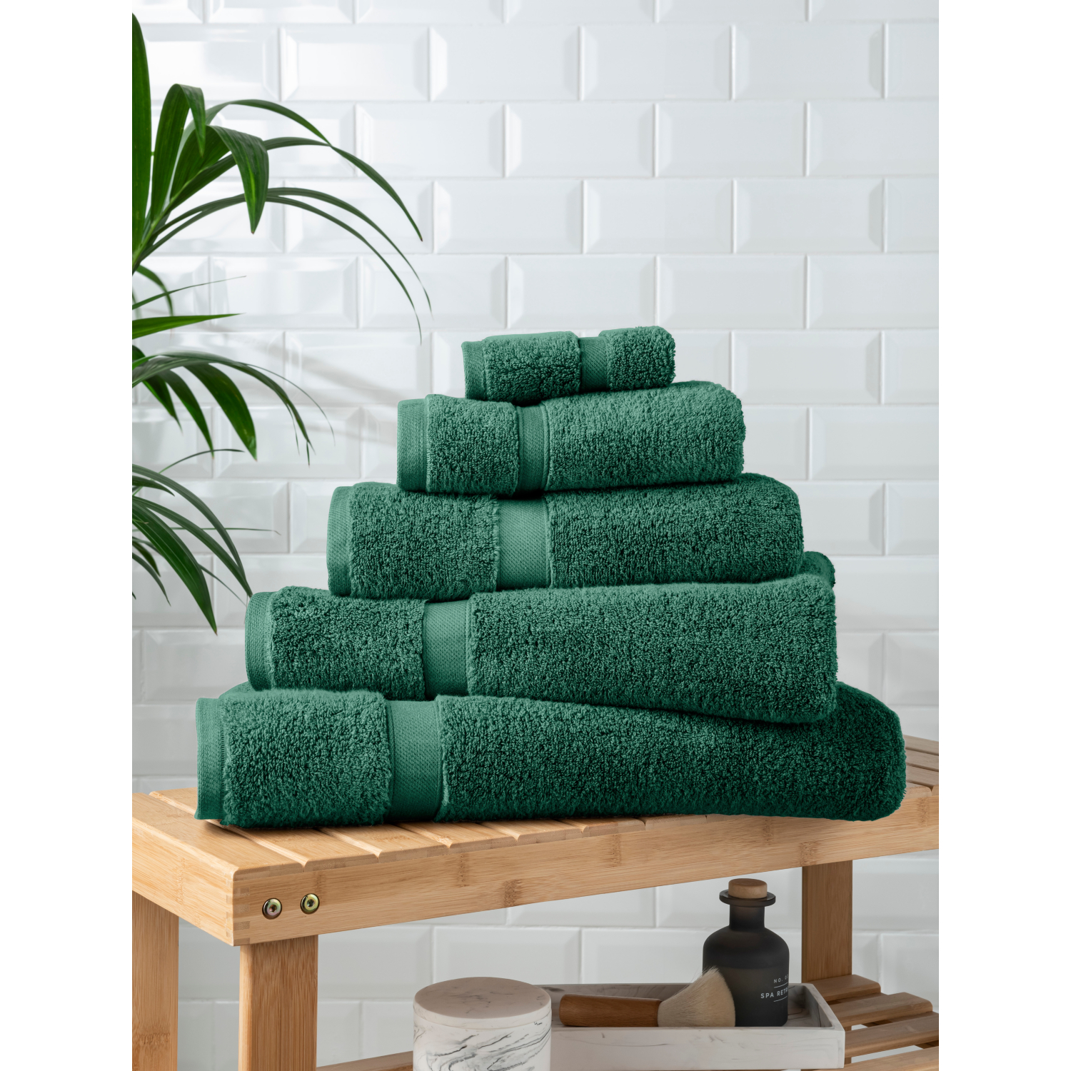 George Green Fir Super Soft Towel & Bath Mat Range