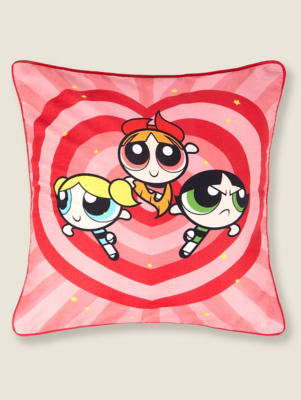 Powerpuff Girls Cushion Home at ASDA