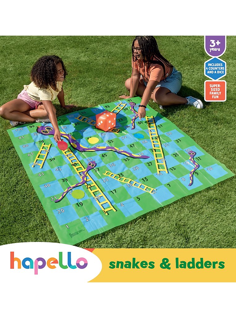 Hapello Snakes & Ladders Garden Game | Toys & Character | George at ASDA
