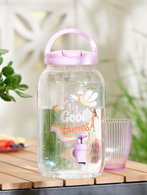 Tropical Bloom Drinks Dispenser Outdoor & Garden at ASDA