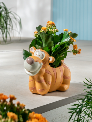 Disney 3D Tigger Planter Outdoor & Garden at ASDA
