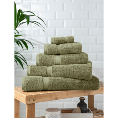 George Oil Green Super Soft Towel & Bath Mat Range