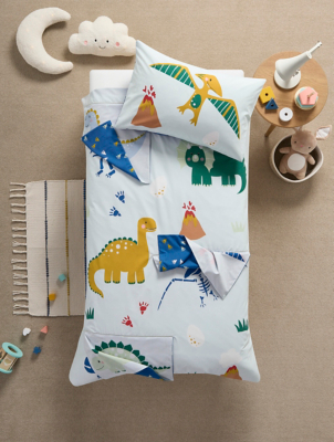 Flip Flap Toddler Reversible Duvet Set Home at ASDA