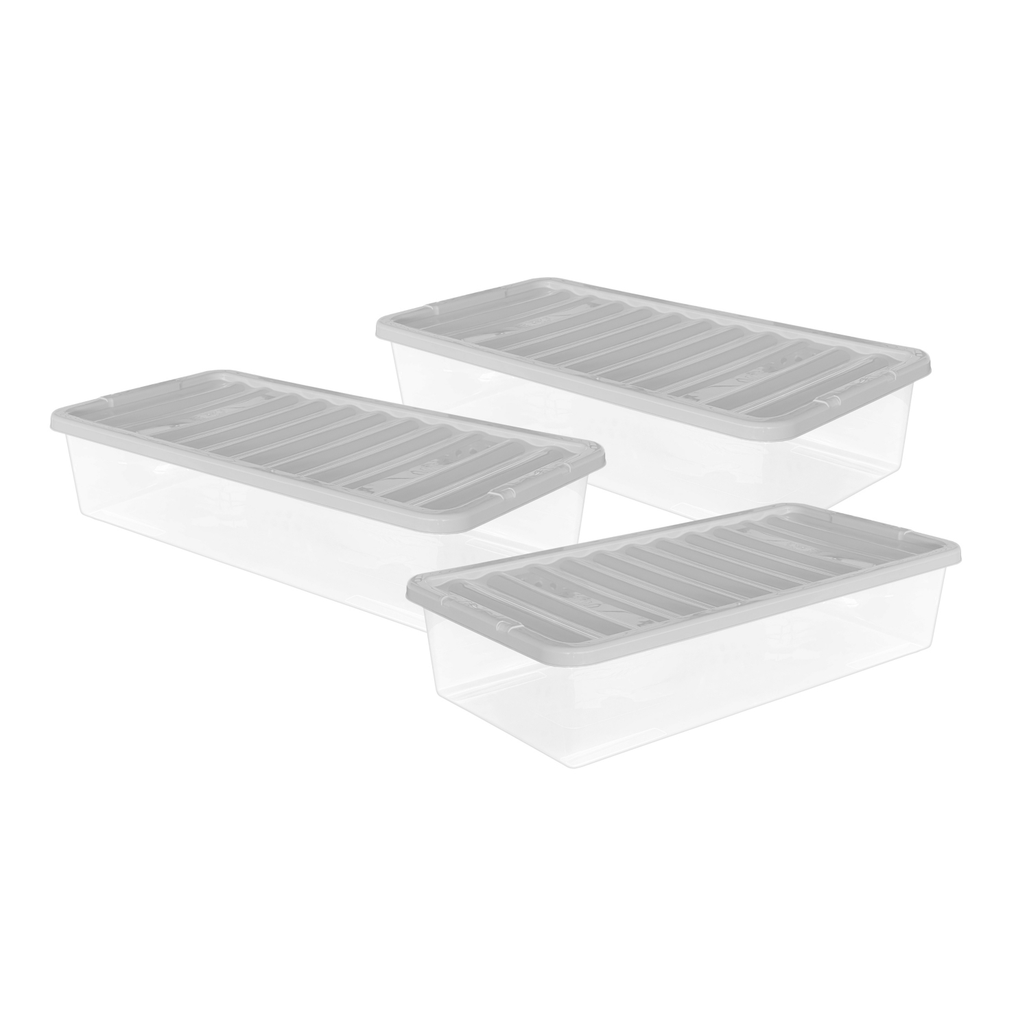George Grey Tu 42L Underbed Storage Boxes - Pack Of 3