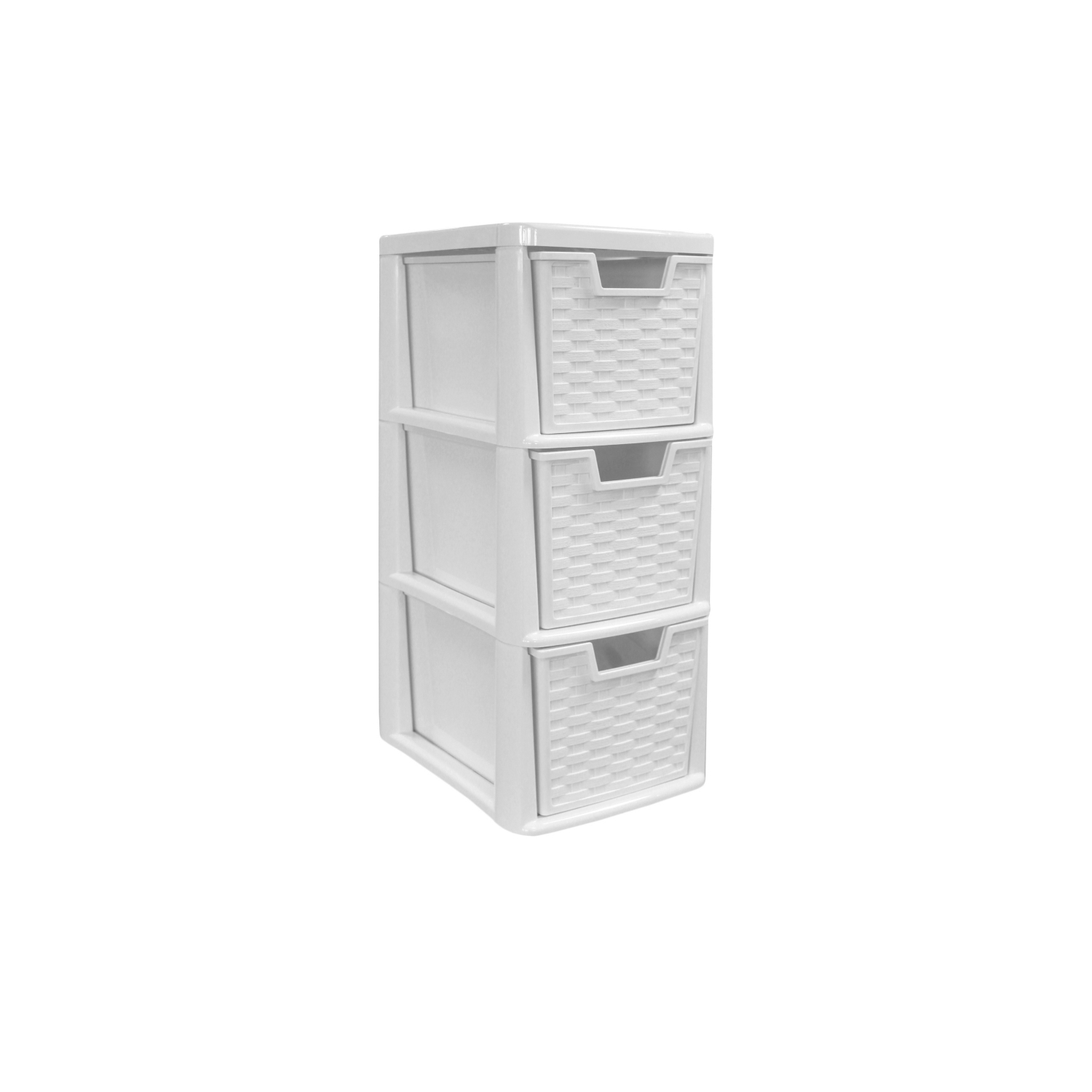 George Grey Tu Mobile 3 Drawer Medium Unit Rattan Effect
