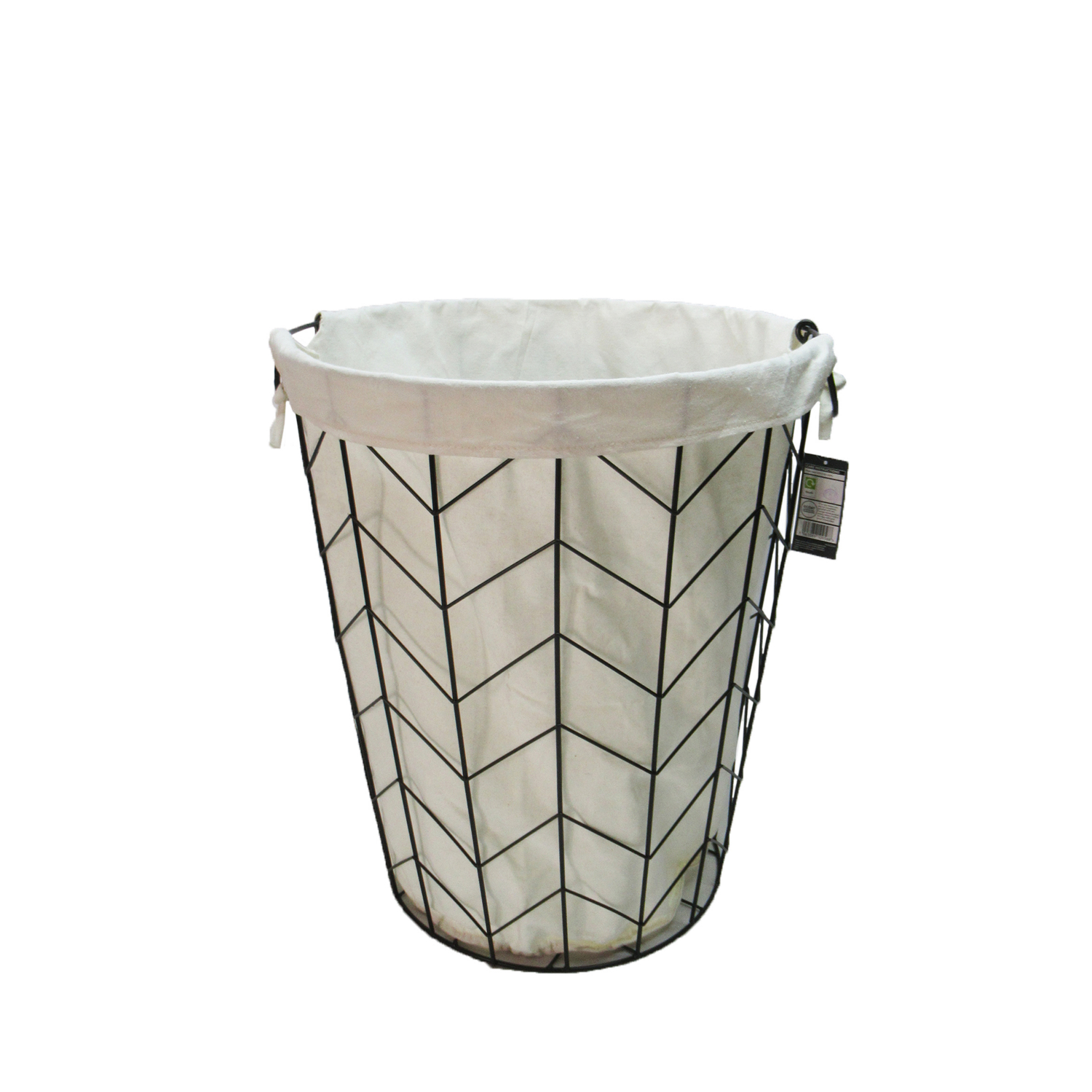 George Black Wire Laundry Hamper