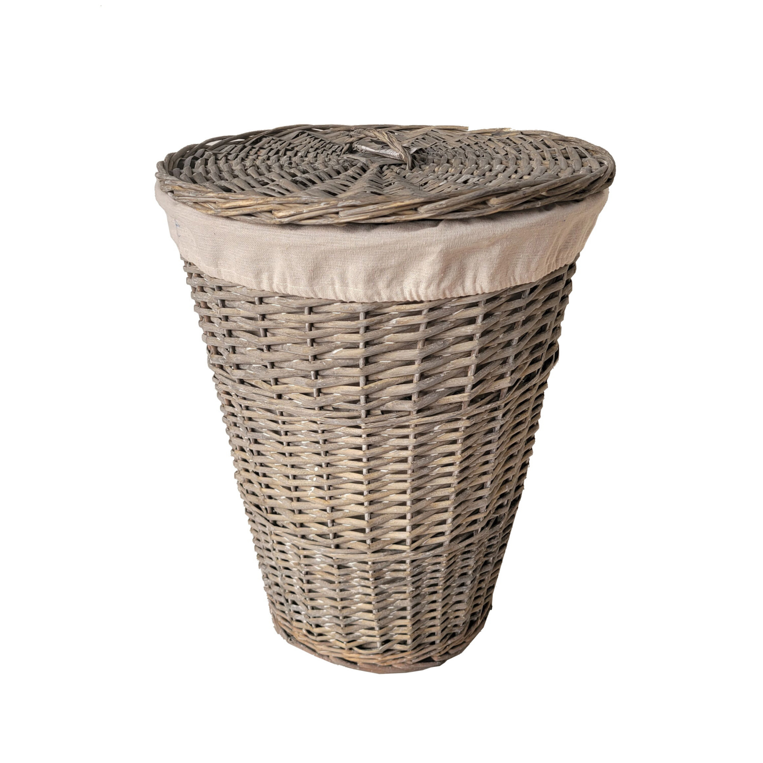 George Grey Woven Laundry Basket