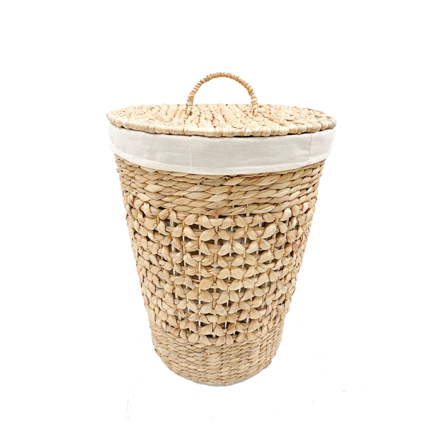 George Natural Woven Laundry Basket