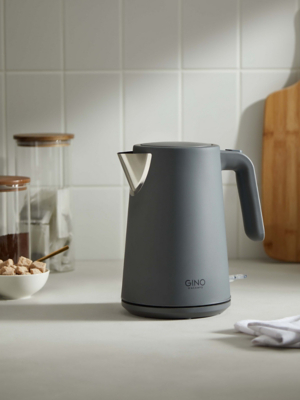 Gino D'Acampo Grey Fast Boil Kettle 1.7L Home at ASDA