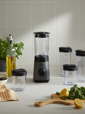 Gino D'Acampo Grey SoftTouch Multi Blender Home at ASDA