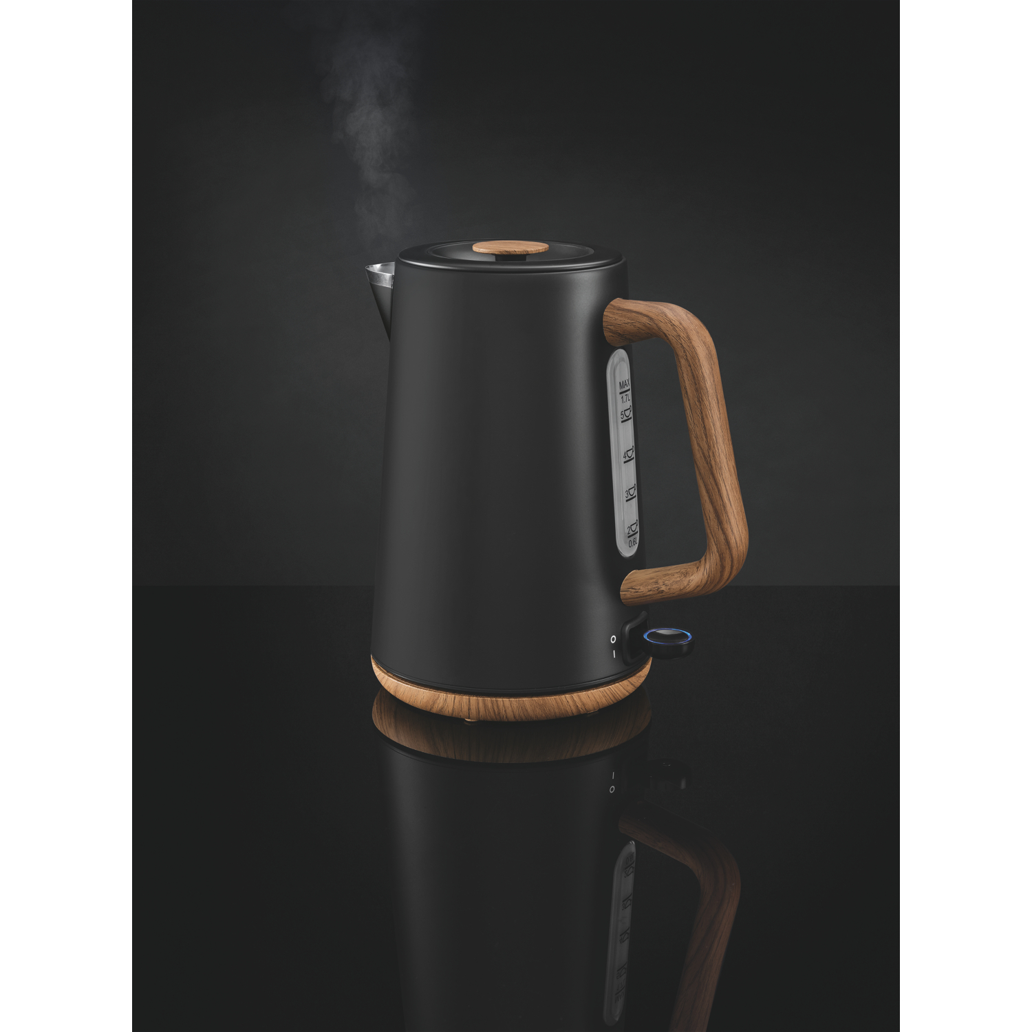George Black Matte Scandi Fast Boil Kettle 1.7L