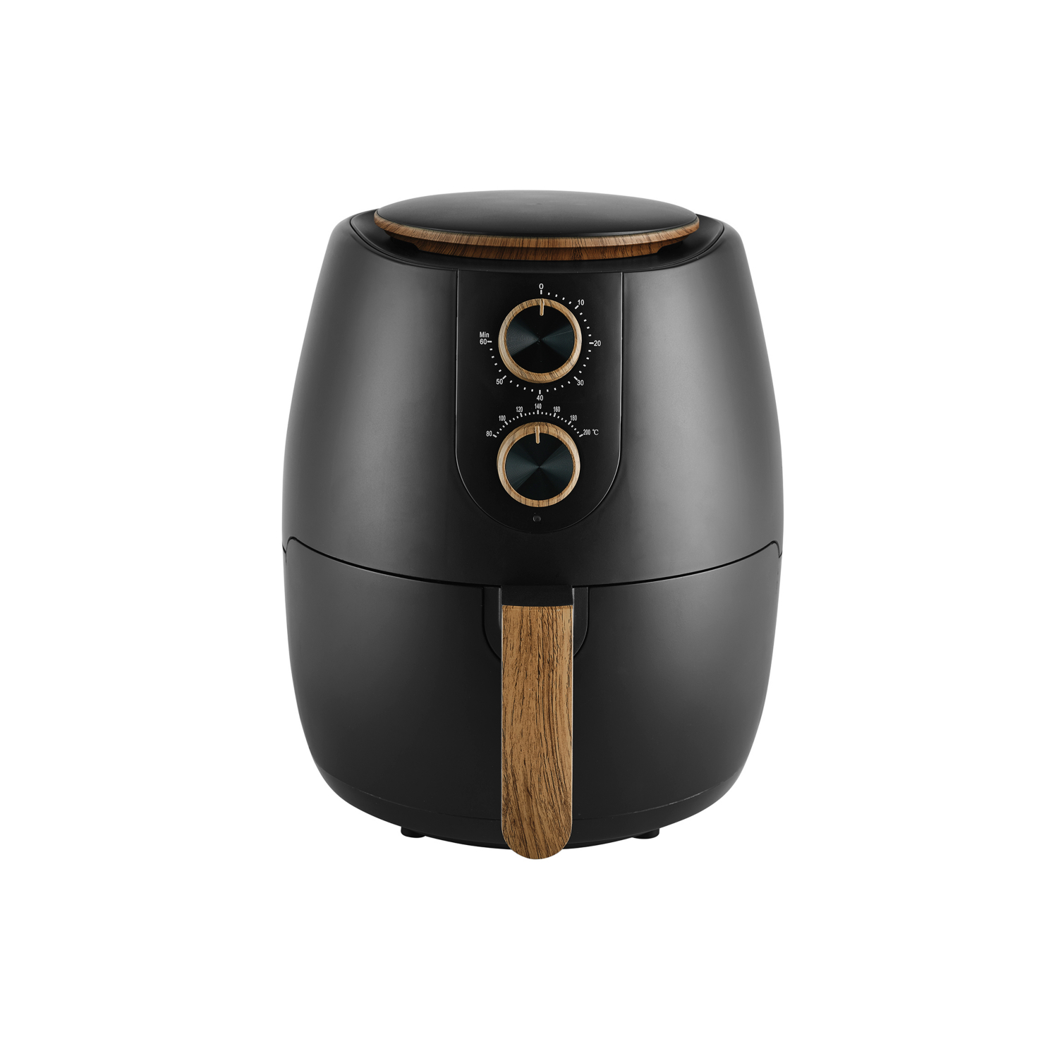 George Home Black Matte Scandi 4L Manual Air Fryer