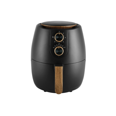 George Unisex Black Matte Scandi Manual Air Fryer 4L
