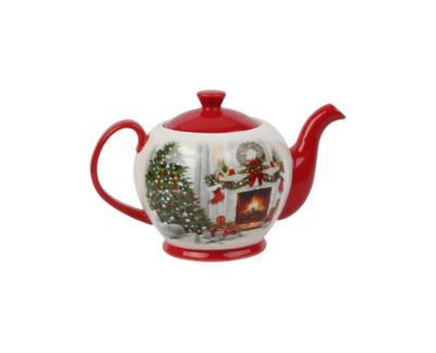 Christmas Tree Scene Teapot Home at ASDA