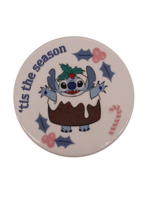 Disney Stitch Christmas Pudding Coaster Home at ASDA