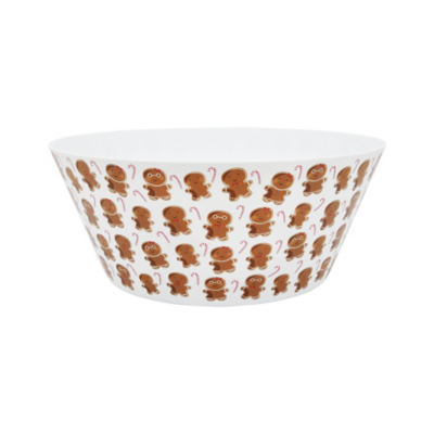 Brown Gingerbread Large Serving Bowl Home at ASDA