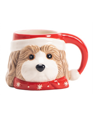 Christmas CockapooShaped Mug Home at ASDA