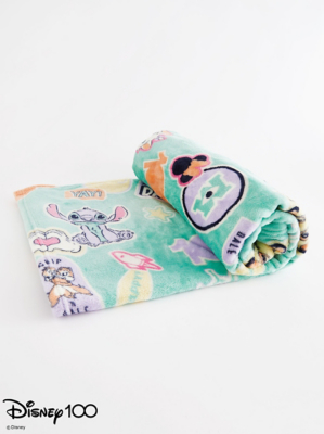 Disney 100 Assorted Character Super Soft Throw Home at ASDA