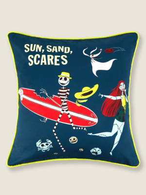 Disney Nightmare Before Christmas Summer Cushion Home at ASDA